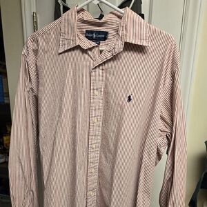 Polo by Ralph Lauren men's dress shirt, size 16.5; 34/35